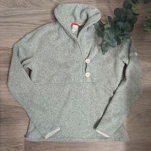The North Face Button Cowl Neck Fleece Sweater